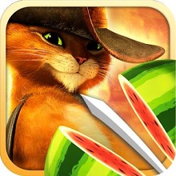 水果忍者穿靴子的猫畅玩版