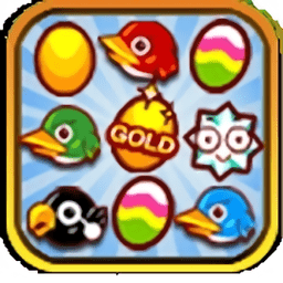 旋转小鸟消消看游戏