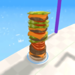 最后一口汉堡小游戏(burger run)
