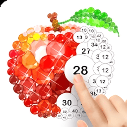 数字钻石画填色书游戏