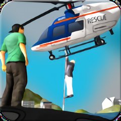 直升机的模拟救援游戏(helicopter rescue flight sim )
